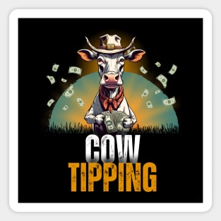 Cow Tipping Magnet